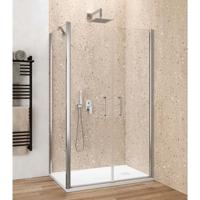 Zijwand Lacus Giglio Evo 80x200 cm Aluminium Profiel Chroom Lacus - thumbnail