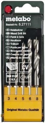 Metabo Accessoires Houtboren cassette 5-delig - 627111000 Metabo Accessoires Houtboren cassette 5-delig - 627111000