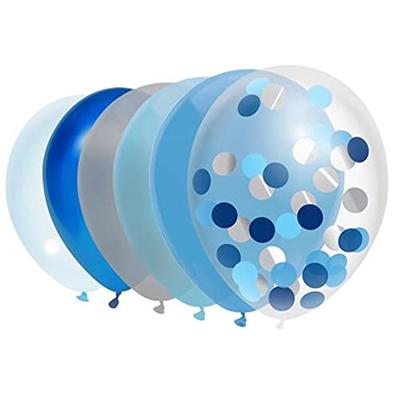 Haza Witbaard Ballonnen blauw, 10st. Haza Witbaard Ballonnen blauw, 10st.