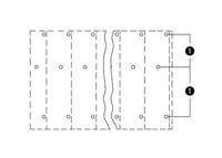 WAGO 737-662 Drie niveau klem 2.50 mm² Aantal polen 36 Oranje 8 stuk(s) - thumbnail