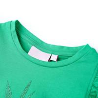 Kindershirt 104 groen - thumbnail