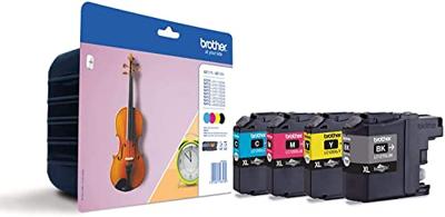 Brother inktcartridge, 1.200 pagina&apos;s, OEM LC-127XLVALBP, 4 kleuren