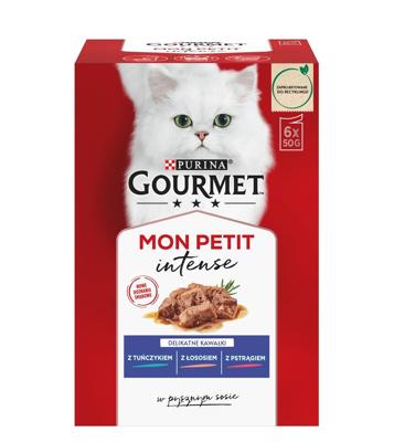 GOURMET Mon Petit Fish Mix - nat kattenvoer - 6 x 50 g
