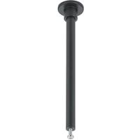 Mat Zwarte Aluminium Spanningsrail Ophangset - 2 Stuks - 12 cm - thumbnail