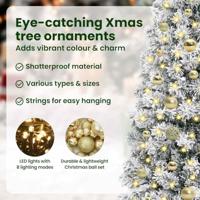 VidaXL Kunstmatige inklapbare kerstboom groen en wit 150 cm - thumbnail