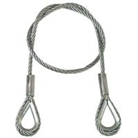 Adam Hall S82100 safety kabel 8 mm 1 meter - thumbnail