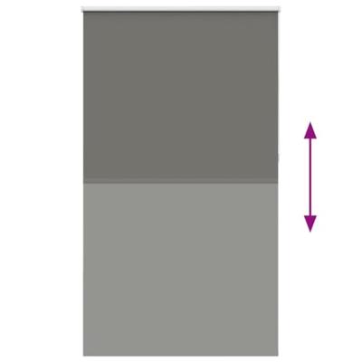 Rolgordijn verduisterend 125x230 cm stofbreedte 121,6 cm grijs