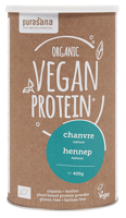 Purasana Vegan Protein Poeder Hennep Naturel - thumbnail