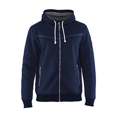 Blåkläder 4933 Hoodie met rits gevoerd marineblauw - maat L