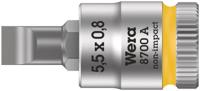 Wera 8700 A FL 05003320001 Plat Dopsleutel-bitinzet 5.5 mm 1/4 (6.3 mm) - thumbnail