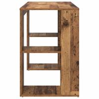 Bureau met plank Oud Hout 130 x 50.5 x 75 cm Bewerkt hout - thumbnail