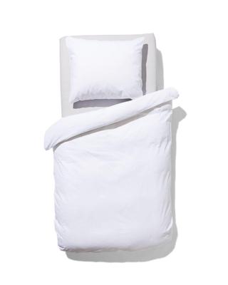 HEMA Dekbedovertrek 140x200/220cm zacht katoen wit (wit)