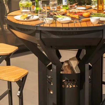 Boretti | Focolare Houtskool Barbecue Tuintafel