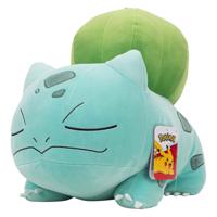 Jazwares Pokémon slapende knuffel pluche balbasaur, 45cm - thumbnail