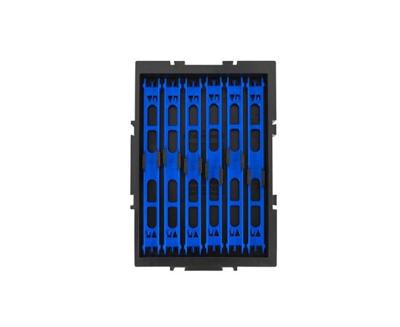 Preston Interlok Winder Tray With 6 Winders 18Cm Blue