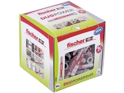 Fischer 538251 DUOPOWER 8x65 LD 2-componenten plug 65 mm 8 mm 50 stuk(s) Fischer 538251 DUOPOWER 8x65 LD 2-componenten plug 65 mm 8 mm 50 stuk(s)