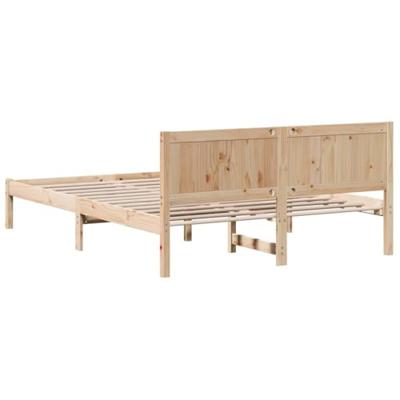 Bedframe Bruin 160 x 200 cm Massief grenenhout