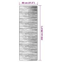 VidaXL Buitenkleed arakil 80x250 cm polypropeen bruin - thumbnail