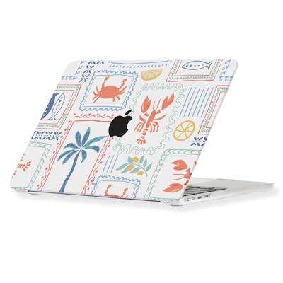 Lunso MacBook Pro 16 inch (2021-2026) cover hoes - case - Riviera Postcards Lunso MacBook Pro 16 inch (2021-2026) cover hoes - case - Riviera Postcards