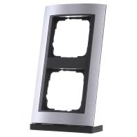 Gira Event Aluminium / Antraciet 2-voudig