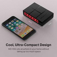 Mercusys MS105G netwerk-switch Unmanaged Gigabit Ethernet (10/100/1000) Zwart - thumbnail