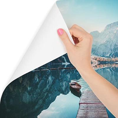 Fotobehang - Meer Lago di Braies Italië, premium print, inclusief behanglijm