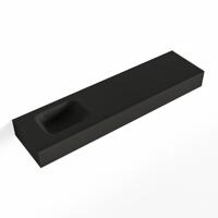 MONDIAZ LEX Urban vrijhangende solid surface wastafel 120cm. Positie wasbak links - thumbnail
