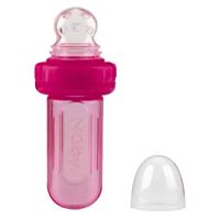 Nuby Voedselknijper Junior 40 Ml Siliconen Roze - thumbnail