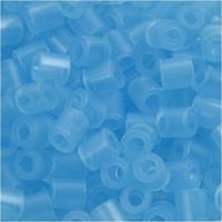 NABBI Strijkkralen, afm 5x5 mm, gatgrootte 2,5 mm, medium, neon blauw (32235), 6000 stuk/ 1 doos - thumbnail