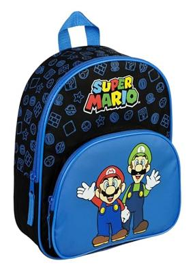 Undercover Rugzak met voorvak super mario blauw