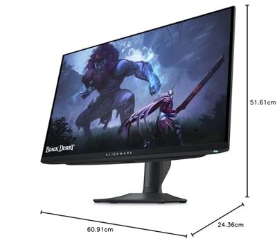 Alienware AW2725DF computer monitor 67,8 cm (26.7") 2560 x 1440 Pixels Quad HD QDOLED Zwart - thumbnail