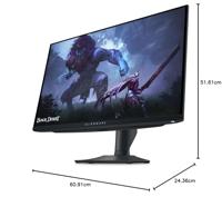 Alienware AW2725DF computer monitor 67,8 cm (26.7") 2560 x 1440 Pixels Quad HD QDOLED Zwart - thumbnail