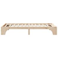 Bedframe Naturel 90 x 200 cm Massief grenenhout - thumbnail
