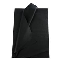 Creativ Company Tissuepapier zwart 10 vellen 14 gr, 50x70cm - thumbnail