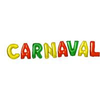 Folieballonnen Set &apos;Carnaval&apos; Meerkleurig - thumbnail