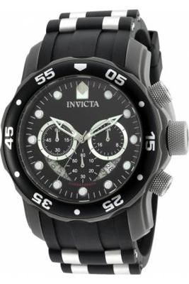 Horlogeband Invicta 20463 Rubber Zwart Horlogeband Invicta 20463 Rubber Zwart