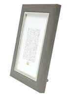 Deknudt Fotokader in lichtgrijs met zilverbies 10x15 S45VF3 - thumbnail