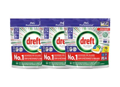 Dreft Platinum lemon vaatwastabletten - 225 stuks