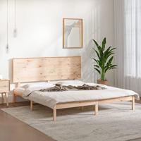Bedframe zonder matras massief grenenhout 200x200 cm - thumbnail