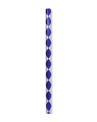 HEMA Cadeaupapier 70x200cm ruiten blauw