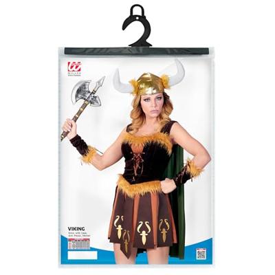 Viking Sigursdottir Vrouw Kostuum - thumbnail
