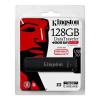 DataTraveler 4000 G2 Management Ready - USB-flashstation - gecodeerd - 128 GB - USB 3.0 - FIPS 140-2 Level 3 - TAA Compliant - thumbnail