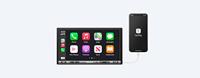 Sony XAV-AX3250ANT incl. DAB+ antenne | Media Receiver 7 inch touchscreen, CarPlay, Android Auto, Weblink 2.0, Bluetooth, A/V-ingang, zwart - thumbnail