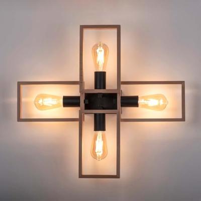 Just Light Landelijke plafondlampFranky 4-lichts - 15656-18