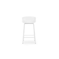 Normann Copenhagen Hyg barkruk H65 White staal - thumbnail