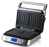 DOMO DO9219W Wafelijzer Met display, Inklapbaar RVS - thumbnail