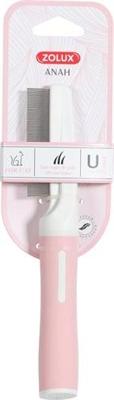 Zolux anah vlooienkam roze / wit