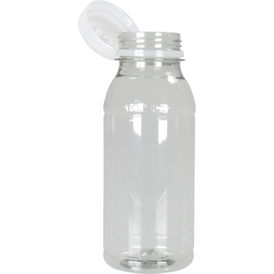 Fles | petfles | Gerecycled PET | met vaste dop | 250ml | transparant | 210 stuks