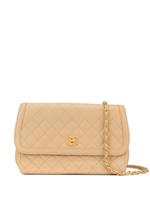 Chanel Pre-Owned quilted CC shoulder bag - NEUTRALS - thumbnail