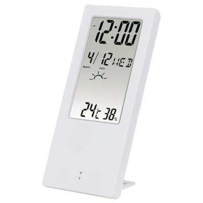 Hama thermometer/hygrometer th-140 met weerindicatie wit